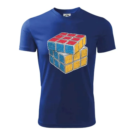 Rubikova kocka kreslená