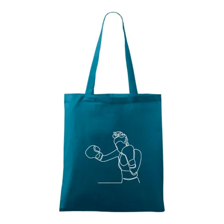 Žena boxerka jedným ťahom