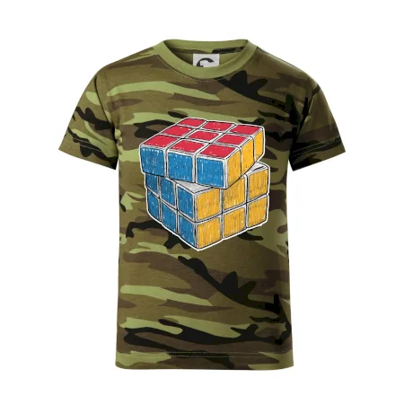 Rubikova kocka kreslená