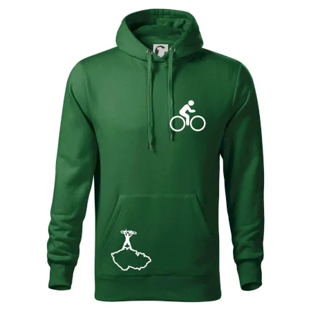 Mapa ČR + kolo na prsu