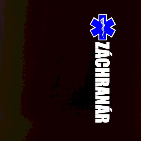Nápis Záchranár + hviezda