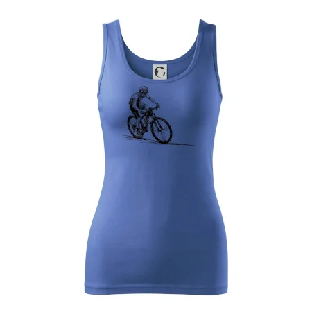 MTB kreslený cyklista