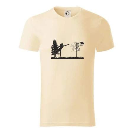 Disc golf - žena čierny obrázok