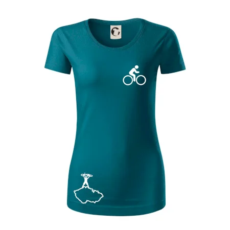 Mapa ČR + kolo na prsu