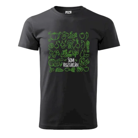 Som vegetarián - zelenina vo štvorci