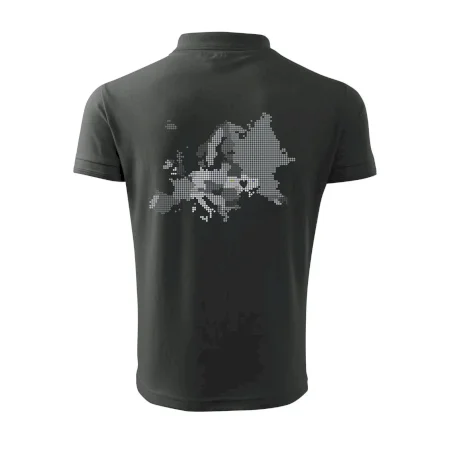 Mapa Európy - srdce v Ukrajine