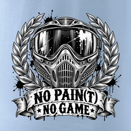 No Paint, No Game – motív s maskou