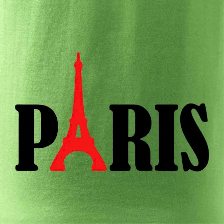 Paris nápis Eiffelova veža