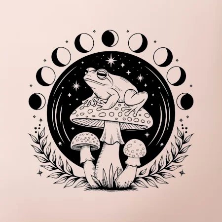 Goblincore fázy mesiaca