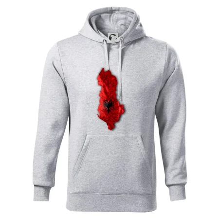 Mapa Albánsko reliéf hôr