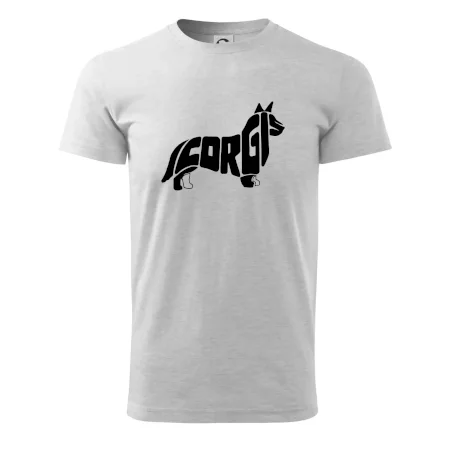 Corgi - nápis v tele