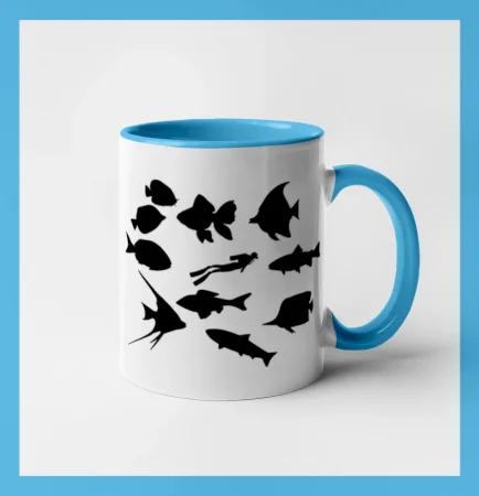 Potápač ryby štvorec