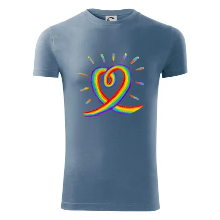 Srdce pride dúha kreslená