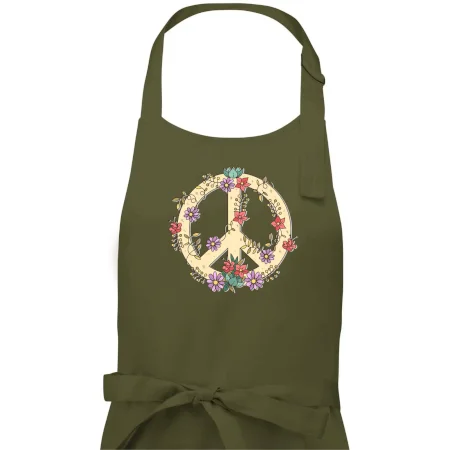 Peace symbol pieskový