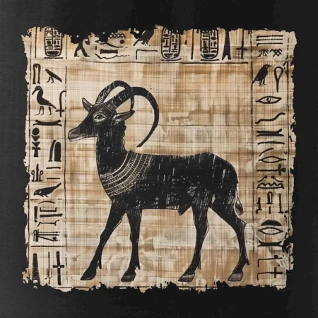 Egyptské hieroglyfy koza