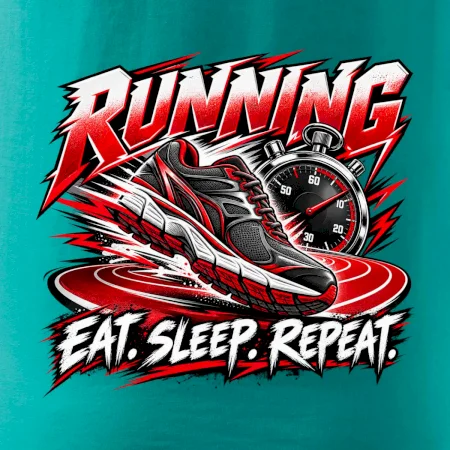 Bežecká topánka so stopkami eat sleep repeat