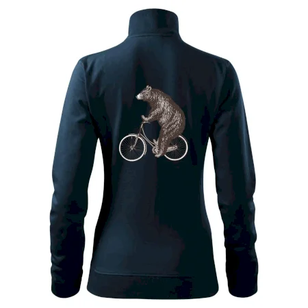 Medveď na bicykli