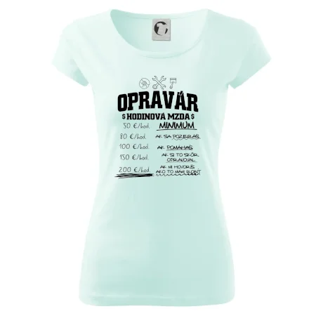 Hodinová mzda - opravár