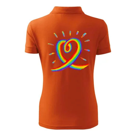 Srdce pride dúha kreslená