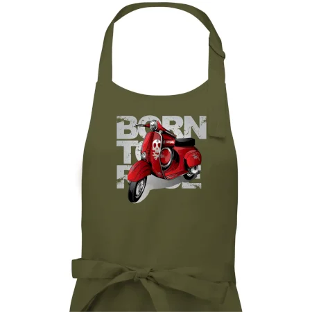 Scooter born to ride red