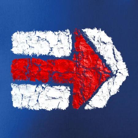 Párová turistická značka  červená