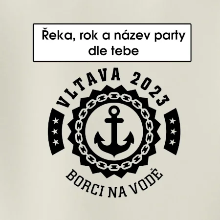 K vode - kotva (vlastný nápis)