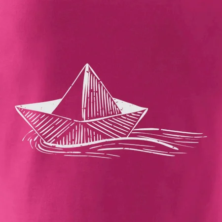 Letná romantika - papierová loďka