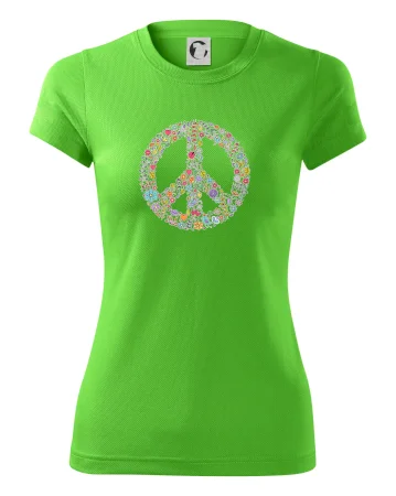 Peace symbol lístočky