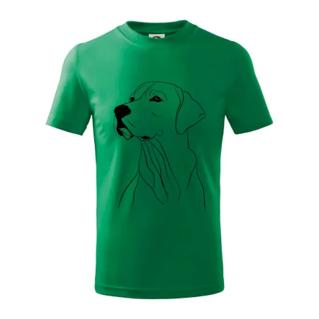 Labrador čierna kresba