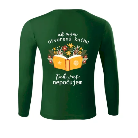 Ak mám otvorenú knihu, tak vás nepočujem