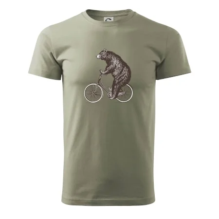 Medveď na bicykli
