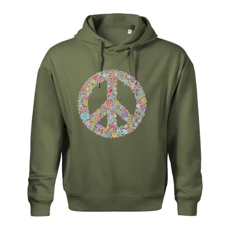 Peace symbol lístočky
