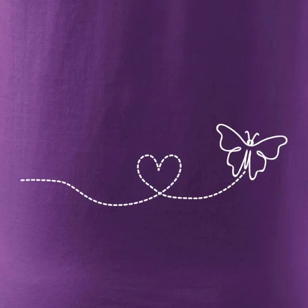 Dráha letu motýľa - srdce