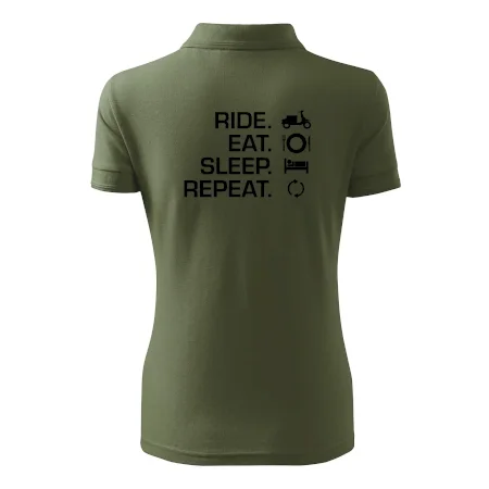 Ride Eat Sleep Repeat moto skúter