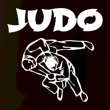 Judo nápis + postavy