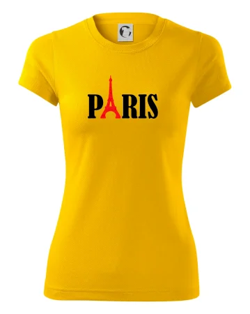 Paris nápis Eiffelova veža