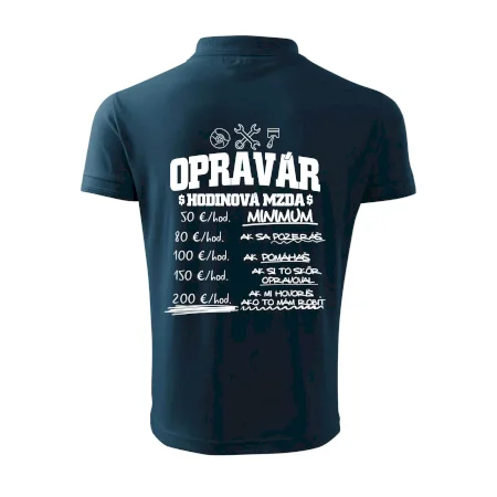 Hodinová mzda - opravár