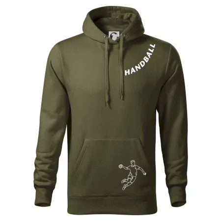 Handball nápis šikmo