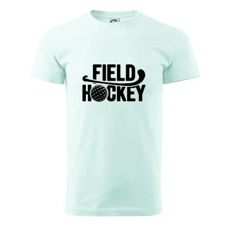 Field hockey loptička a nápis