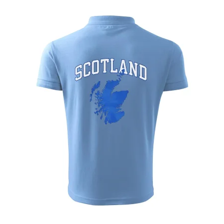 Scotland nápis s mapou