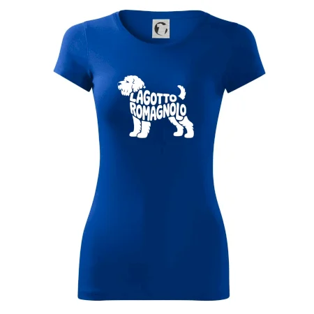 Lagotto romagnolo nápis v tele