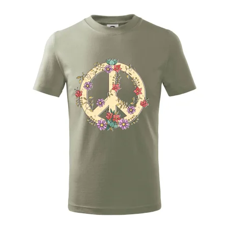 Peace symbol pieskový