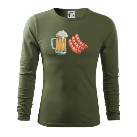 Pivo a klobása