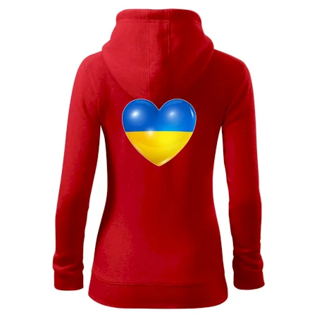 Ukrajina srdce vlajka