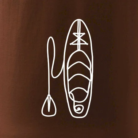 Paddleboard jedním tahem