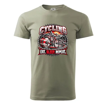 Bicykel medzi horami eat sleep repeat