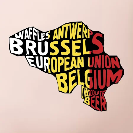 Mapy - názvy miest - Belgicko