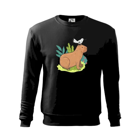Kapybara a vtáčik