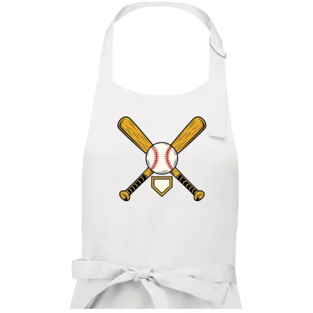 Zkřížené baseballové pálky a míček