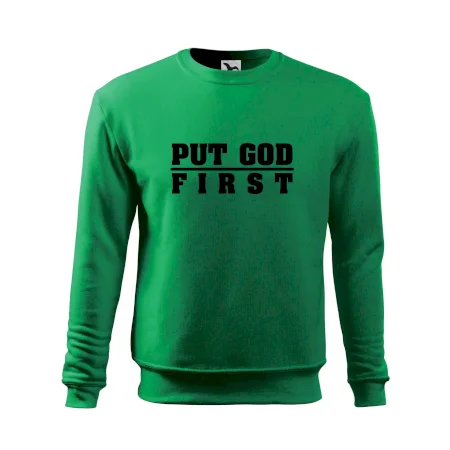 Put God first hrubý nápis